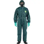 Ansell Schutzoverall Typ 3/4/5 AlphaTec 4000, grün, Unisex-Größe: 2XL