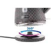 Concept RK2321 KUNSTSTOFFKESSEL KUNSTSTOFF 1,8 L SCHWARZ MIT 3D-DRUCK