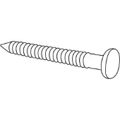 Industrial Quality Supplies ART 81500 Ankernagel Stahl 4 x 60 galv. verzinkt, a 250 Stk. gal Zn FS