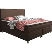 Inter Handels Boxspringbett King Size, 180x200, Braun