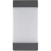 LUCANDE Außenwandleuchte Kiran , dimmbar, schwarz, Aluminium, Modern, Wandleuchte außen