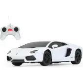 Jamara Lamborghini Aventador 1:24 weiss 40MHz