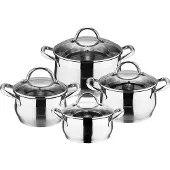 Bergner 8-Tlg. Kochgeschirr-Set