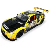Jamara BMW M4 GT3 Diecast 1:24 gelb inkl. Knopfzellen