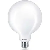 Philips Filament-Lampe Milchglas, 75 W G120 E27, 8,5 W, 75 W, E27, 1055 lm, 15000 h, Warmweiß