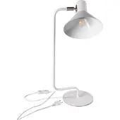 Kanlux S.A. NEDIA Tischlampe E14, 10W, Weiß, Stahldesign, IP20