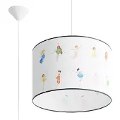 Sollux Hängeleuchte FAIRY 40 1xE27 15W PVC 95x40x40cm
