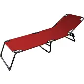 Linder Exclusiv GmbH LEX Linder Exclusiv 3-Bein Gartenliege 188 x 57 x 30 cm MC37201R rot