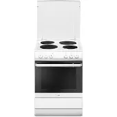 Amica SHE 11640 W Elektroherd, Weiß, 60 cm Breite, , Ober-/Unterhitze, 4 Kochfelder, Hitzeschutz-T?r, Selbstreinigungsfunktion