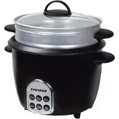 Syntrox Germany 8in1 Multikocher Schnellkochtopf 700W 1,8L schwarz