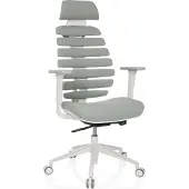 Hjh OFFICE Profi Bürostuhl ERGO LINE W Ergonomischer Schreibtischstuhl mit Armlehnen Stoff Moondust Drehstuhl für Büro, Zuhause