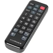 Vivanco ViVancoRR Z160, TV, Drucktasten, Schwarz