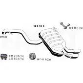 ERNST 161183 Endschalldämpfer für SKODA YETI (5L) Auspuff