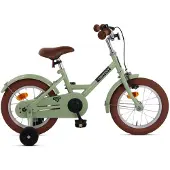 Nogan Dutchy Kinderfahrrad 14 Zoll Grün | Komplett mit Stützräder