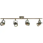 LINDBY Deckenlampe Leonor , dimmbar, bronze / altmessing, für Wohn- / Esszimmer, Metall, Antik, Deckenlampe