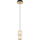 Globo Lighting Hängeleuchte Metall goldfarben antik, LED