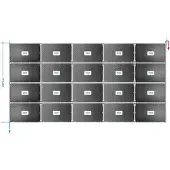 Oku Obermaier OKU Solarabsorber Pool-Solarheizung SET 40 - 20 Absorber