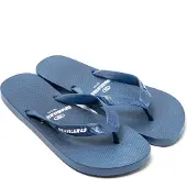 Brasileras Herren Zehensandalen mit rutschfester Sohle bequem schuhe strand/schwimmbad/stadt navy blau 35/36 EU - UBCPOM