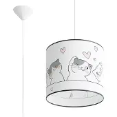 Sollux Hängeleuchte CAT 30 1xE27 15W PVC 95x30x30cm