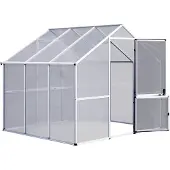 KGT Gewächshaus "Enzian III" pressblank 6,1 m² 6 mm HKP
