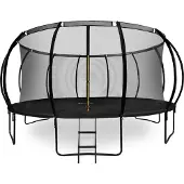 HyperMotion Trampolin 487 cm für Kinder – Mit Innennetz, Leiter und wetterfestem Design