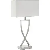 TecTake Tischleuchte Avina modernes Design, blendfreies Licht 27 x 12 x 51,5 cm