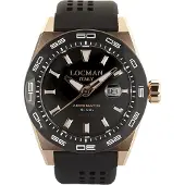 Locman 0215V5-RKBK5NS2K Italy Herrenuhr Stealth Automatik schwarz/rosé PVD Ref. 0215
