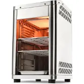 TAINO Design Oberhitzegrill Gas Steakgrill 800 Grad Hochleistungsgrill Edelstahl Silber