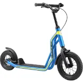 Star Scooter Tretroller Kinderroller ab 6-7 Jahre | 12 Zoll 10 Zoll Mixed Edition | Blau