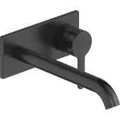 Duravit Fertigmontageset C.1 UP-Waschtisch-Einhebelmischer, Ausladung 225mm, schwarz matt