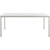 Proregal Bürotisch Arctic Wolf | Rechteckig | HxBxT 75x160x80cm | Lichtgrau