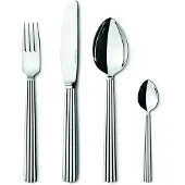 Georg Jensen Besteckset Bernadotte Edelstahl Glänzend (4-teilig)