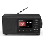 Hama DR1001BT, Persönlich, Digital, DAB, DAB+, FM, 5 W, TFT, 10,9 cm (4.3")