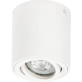 Osram Spot Surface Round Deckenaufbauspot,weiß, mit GU10 Sockel, kann mit einfacher oder smarter Lampe bestückt werden, flexibler Ausstrahlwinkel, Schutzklasse IP20, hochwertiges Gehäuse