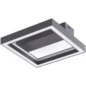 LUCANDE Smart LED-Deckenleuchte Tjado, 30 cm, schwarz, RGBW