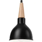 Licht-Erlebnisse Hängeleuchte Schwarz Metall Holz lang Skandinavisch elegant LAILA Esstisch Lampe Esszimmerleuchte