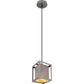 Globo Lighting Hängeleuchte Metall silberfarben, 1x E27