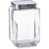 Zeller Vorratsglas, 1500 ml, Edelstahldeckel 11x11x18