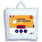Dodo VICTORIA Anti-Milben-Bettdecke für gemäßigte Klimazonen, 240 x 260 cm, weiß