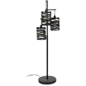 KAWOLA Stehleuchte ALMAS Stehlampe 3-flammig Metall schwarz