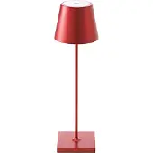 Sigor Akku-Tischleuchte Nuindie 380 mm Kirschrot