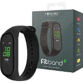 Gear by Carl Douglas SB-50 Fitband - Verbundenes Fitnessarmband Aktivitäts- & Herzfrequenz-Tracker Diskret und leicht, lange Akkulaufzeit, Blutdruck, Schwarz