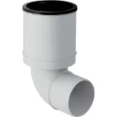 Geberit Silent PP Anschlussbogen 390593111 DN 110, 87,5Grad, weiß, schalloptimiert