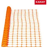 Floordirekt Absperrzaun Chester Maschenweite: 10x4 cm Höhe: 100 cm Länge: 30 m Orange