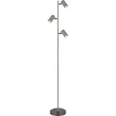 Globo Lighting Stehleuchte Metall schwarz-chrom, 3x GU10