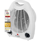 Exquisit Heizlüfter HL 32025 we, 1000/2000 W, 2 Stufen, Tragegriff, B 215 x T 130 x H 260 mm, weiß