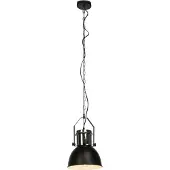 Brilliant Pendelleuchte 23cm Salford schwarz IP20 E27 60 Watt dimmbar g. f. Normallampe