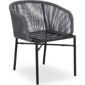 SANSIBAR Living Gartenstuhl SANSIBAR KOPENHAGEN BHT 59x75x64.50 cm grau Stapelstuhl