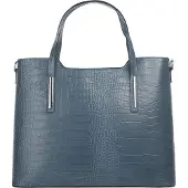 Cluty Henkeltasche echt Leder, Made in Italy