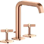 Hansgrohe 3-Loch-Waschtischarmatur 170 Axor Citterio E A 165mm, m ZugstAblGar, Ros, pol. r gol